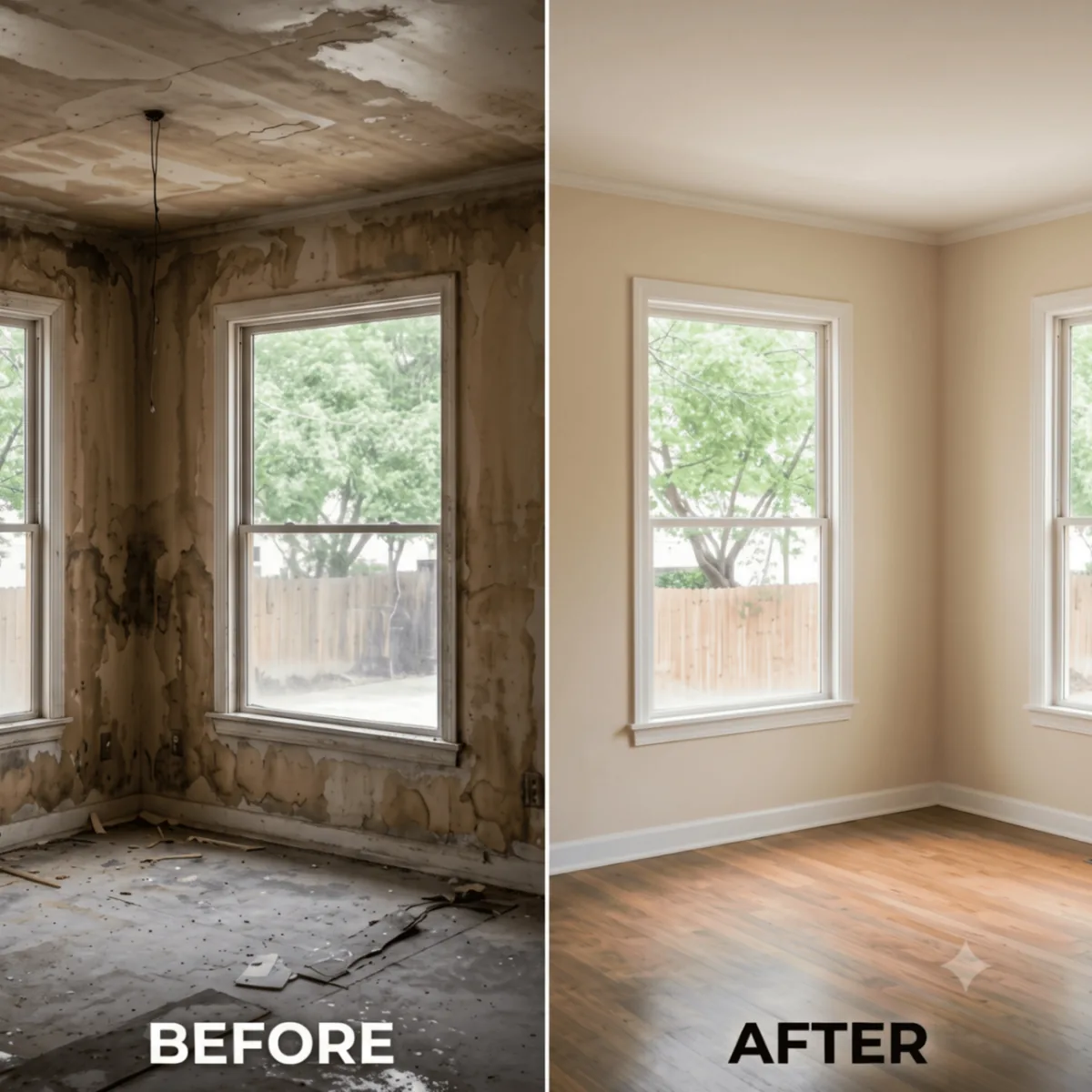 Flooded subfloor, Lancaster